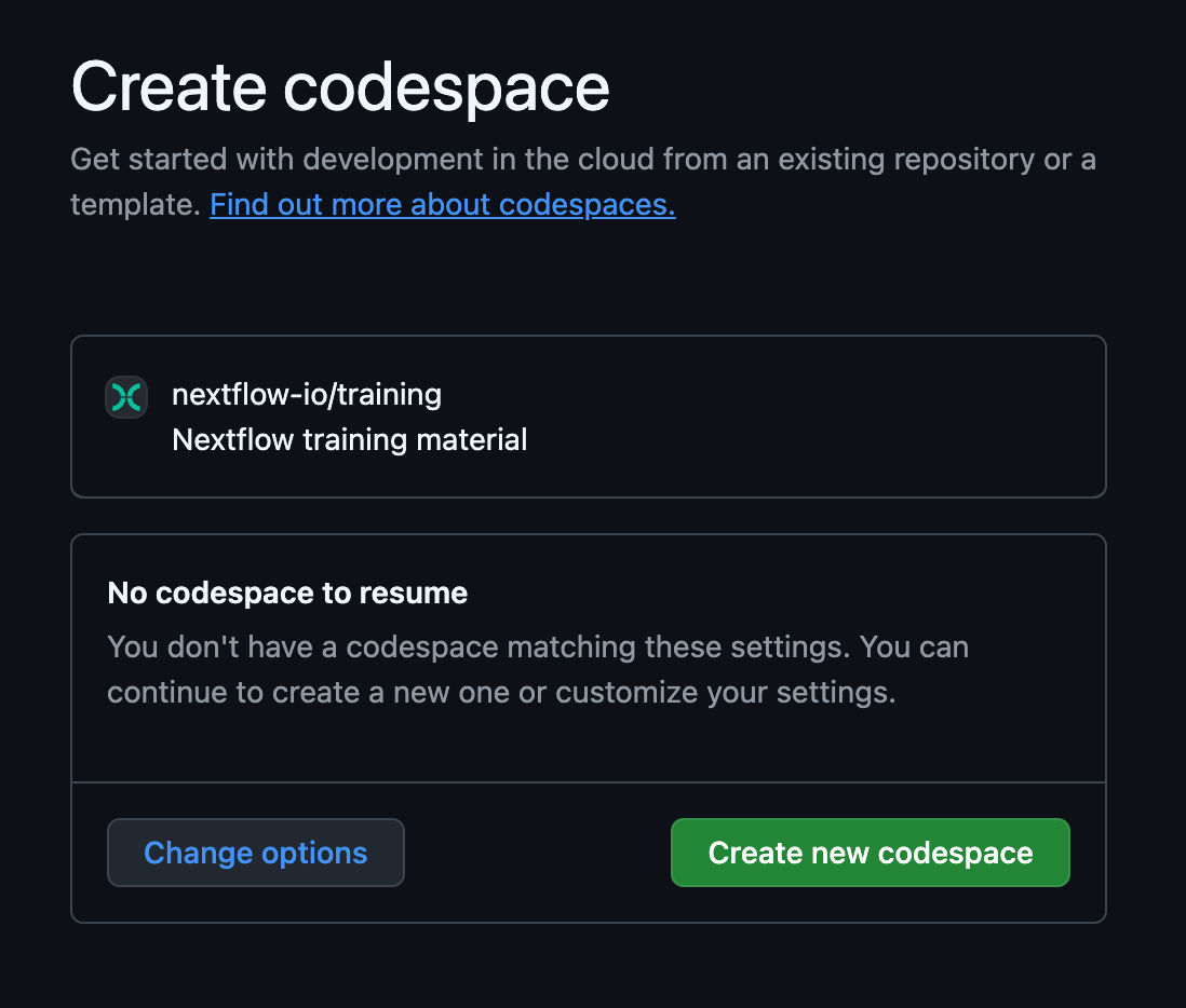 GitHub Codespace 생성