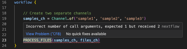 Komunikat o nieprawidłowej liczbie argumentów